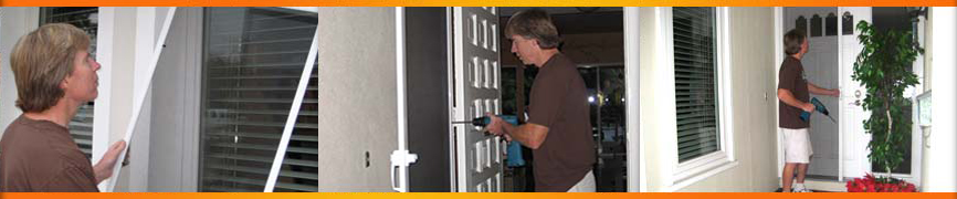 Mobile Screen Pros Screen Repair for Doors and Windows Orange County California.